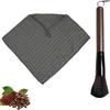 ARROMI Barista, pennello da caffè, pennello per macchina da caffè per barista portafiltro pennello, macinacaffè o pennello portafiltro per la pulizia, accessori per caffè, tè, espresso, barista con 1 panno