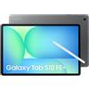 Samsung Galaxy Tab S10 FE+ Tablet 10.9 LCD RAM 12 GB Memoria 256 GB 10.090 mAh S Pen Android IP68 colore Grigio - SM-X620NZAPEUE
