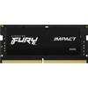 KINGSTON Memoria RAM FURY 16 GB 5600 MT/s DDR5 CL40 SODIMM Impact PnP colore Nero - KF556S40IB-16