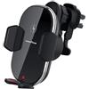 Goodyear Caricatore Wireless Auto Motorizzato, Supporto Cellulare con Sensore Infrarossi, Ricarica Rapida 15W, Bocchette Aria, Apertura Automatica Touch, Cavo USB-C Incluso, Adatto fino a 6.7 92mm