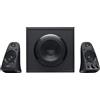 Logitech Casse PC Audio 2.1 Potenza 200 Watt Subwoofer Ingresso RCA e Jack 3,5 mm - 980-000403 Z623