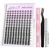 VEYESBEAUTY Ciglia Finte Kit Laminazione Ciglia Kit Newbie's Five-Second Extension Ciglia Finte Ciuffetti Kit Lash Extension Kit Con Bond e Dispositivo Di Rimozione (Manga kit, 8-18mm)