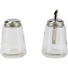 BERGNER Set di 2 zuccheriere 220 ml vetro caffè & tessuto amanti BG