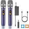 Does not apply Microfono Wireless, UHF Metallo Doppio Portatile Cordless Sistema Microfono Dina