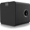 VULKKANO SUB8 Subwoofer Attivo da 8 Pollici, Amplificato con 80W RMS, Frequenza