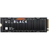 Western Digital WD_BLACK SN850X 1TB M.2 2280 Game Drive con dissipatore di calore PCIe Gen4 NVMe