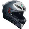 AGV CASCO MOTO SPORTIVO INTEGRALE AGV K1 S E2206 LIMIT 46 NERO GRIGIO OPACO TAGLIA S