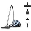 Rowenta RO4871 Compact Power XXL Aspirapolvere a Traino Senza Sacco, 2.5 L, 550 W, 75 dB(A), Tecnologia Ciclonica, Design Compatto, Animal Care Kit, Potente e Silenzioso, 5 Accessori Inclusi