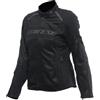 DAINESE - Air Frame 3 Tex Jacket Wmn, Giacca da Moto Estiva in Tessuto, con Fodera Antivento, Donna, Nero/Nero/Nero, 46