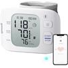 yuwell Misuratore di Pressione da Polso Intelligente, con Connessione Bluetooth, Sfigmomanometro Elettronico con Sensore di Irregolarità Battito Cardiaco, Batteria Ricaricabile(YE8800AR)