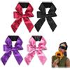 PYSEOSISE Maschera per Occhi in Raso, 4 Pezzi Benda per Dormire, Regolabile Benda Mascherina per Dormire Maschera per Occhi Bendati per Adulti Coppie (Nero, Rosa, Rosso Vino, Viola)