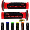Area1 Manopole manubrio in gomma Progrip 732 Road diversi colori (incluso adesivo Area1) (nero + rosso)