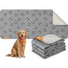 Feandrea Coperta per Cani Impermeabile di Taglia Grande, 178 x 76 cm, Copridivano per Cani Lavabile in Lavatrice, Copertura per Divano per Animali, Antiscivolo, Trapuntato, Grigio Tortora PPB025G01