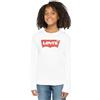 Levi's Lvg Key Item Logo Crew 4e6660 Maglione, Rosso/Bianco, 14 Anni Bambine e Ragazze