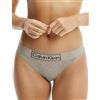 Calvin Klein Slip Bikini Modellanti Donna Elasticizzati, Grigio (Grey Heather), M