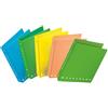 Pigna, Raccoglitore con anelli f.to A4 MONOCROMO Fluo, raccoglitori con anelli, colori fluorescenti, organizzazione Documenti, Formato 27x32 cm., 5 pezzi