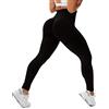 STARBILD Leggins Sportivi da Donna Push Up Sexy, Pantaloni Palestra Vita Alta Scrunch Butt, Seamless Calzamaglie per Yoga Fitness, F4160 Push Up Nero M
