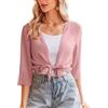Zeagoo Estivo Donna Bolero Elegante Cardigan Leggero Corto Open Front CoprispalleCoprispalle per Matrimonio Cerimonia Festiva