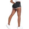 STARBILD Mini Shorts Donna Sexy Push Up, Pantaloncini Sportivi Vita Alta con Tasche, Leggins Corti Hot per Yoga Fitness Gym Spiaggia, A-Scrunch-Nero M