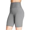 CityComfort Pantaloncini Sportivi Donna Pantaloni Corti Abbigliamento da Palestra Allenamento Yoga Ciclismo Corsa Pallavolo S-XL (Grigio, M)