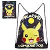 Pokemon Zaino Pikachu Scuola, Bambina/o Sport, Palestra, Viaggio, Sacca Fluorescente, Sportiva Coulisse Ragazzo