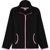CityComfort Giacca in Pile con Zip Fleece Jacket Giacca con Cerniera Giubbotto Maglia Bambina Bambino 3-16 Anni (Nero, 5-6 anni)