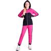 Barbie Tuta Bambina Ragazza 3-14 Anni Felpa in Cotone e Pantaloni Tuta Leggings Accessori Originali (Fucsia/Nero, 4-5 anni)