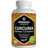 Vitamaze - amazing life Vitamaze® Curcuma e Piperina plus 1440 mg con Vitamina C ad Alto Dosaggio, L'Estratto 95% da Curcumina e Piperina Pura, 120 Curcuma Capsule Vegan, Qualità Tedesca.