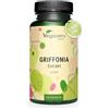 Vegavero Griffonia 5-HTP Alto Dosaggio | 1.000 mg | Per Stress, Ansia, Umore e Sonno | Vegan | Senza Additivi | 90 Capsule | Vegavero®