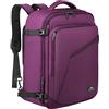 MATEIN Bagaglio a Mano Aereo 40L Grande Zaino da Viaggio per Donna Uomo Espandibile Borsa da Cabina per Voli Easyjet Multitasche Leggero Impermeabile Zaini Casual per Lavoro Viaggio Università, Viola