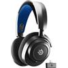 SteelSeries Arctis Nova 7P Cuffia da gaming multipiattaforma wireless - Driver magnetici al neodimio - 2.4GHz + Bluetooth mixabile - Batteria USB-C da 38 ore - Mic ClearCast Gen2 AI - PS5,PC,VR,Mobile