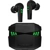 Black Shark Cuffie Bluetooth con Latenza Ultra-bassa di 0,035s, Doppio Microfono con Cancellazione del Rumore Ambientale, Bluetooth 5.3, Impermeabile IPX5, Tempo di Ascolto 28 ore, Auricolari Gaming