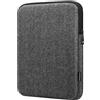 MoKo Custodia Protettiva per Tablet 9-11 Pollici, Cover per Tablet Compatibile con Galaxy Tab S8 11", iPad PRO 11 2021/2020/2018, iPad 9a 8a 7a Gen 10.2, iPad Air 4 10.9, Nero & Grigio