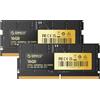 ORICO DDR5 Laptop RAM 32 GB (2 x 16 GB) 5600 MHz CL46, 1,1 V SODIMM Laptop Memory, ODECC On-Die ECC, 262 Pin ad alte prestazioni per computer portatili LS500