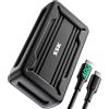 SSK Enclosure NVMe da 40 Gbps, M.2 NVME SSD Enclosure USB4 NVMe Caddy USB C, custodia esterna M2 Supporta 2280/2260/2242/2230 SSD NVME Case Adapter M-Key con indicatore LED Alluminio