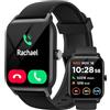 Gydom Smartwatch Uomo, 1.8" Orologio Smartwatch Chiamate e Risposta, Alexa Integrato Fitness Tracker con Contapassi Cardiofrequenzimetro SpO2 Sonno,110 Modalità Sport, Impermeabile IP68 per Android iOS