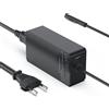 shefor Caricabatterie Surface Alimentatore 65W 15V 4A Caricatore per Microsoft Surface Pro 8/7+/7/6/5/4/3/X, Surface Laptop, Surface Book,Surface Go 2/3, 1706 1796 1800 Surface Adattatore con Porta USB