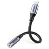 UGREEN Adattatore Cuffie per MFi Certificato Cavo Lightning a Jack 3.5mm Compatibile con iPhone 14 Pro Max 13 12 Mini 11 SE XR XS (Grigio)