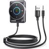 UGREEN Ricevitore Bluetooth 5.4 Adattatore per Auto con Jack AUX da 3,5 mm Pulsante Multifunzione Audio Wireless Chiamate in Vivavoce Doppia Connessione Luce RGB Compatibilità con Autoradio