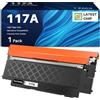 INK4U 117A W2070A Cartuccia Toner Compatibile con HP 117A Color Laser MFP 179fnw 150nw 178nw 150a 178nwg 179fwg (Nero, 1-Pack)