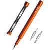 HOTO Set di Cacciaviti Portatile, Multitool 5 in 1, Set Cacciaviti di Precisione Magnetici per Occhiali ed Elettronica, EDC Compatto e Pratico (rosso)