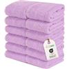 nice homeit Set 12 Lavette Mini Asciugamani 30x30 cm -Asciugamani Viso e Ospiti 100% cottone filato ad anello - per mani, neonati, trucco, cucina, casa e viaggi. Leggere, Morbide, Assorbenti.