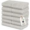 nice homeit Set 12 Lavette Mini Asciugamani 30x30 cm -Asciugamani Viso e Ospiti 100% cottone filato ad anello - per mani, neonati, trucco, cucina, casa e viaggi. Leggere, Morbide, Assorbenti.