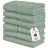 nice homeit Set 12 Lavette Mini Asciugamani 30x30 cm -Asciugamani Viso e Ospiti 100% cottone filato ad anello - per mani, neonati, trucco, cucina, casa e viaggi. Leggere, Morbide, Assorbenti.