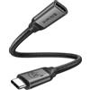 Silkland Cavo Prolunga USB C 0.5M Maschio a Femmina, 20Gbps USB 3.2 Gen 2×2, Cavo USB C 240W 48V/5 A, 5K@60Hz, 4K@144Hz, Prolunga Tipo C per iPhone 16 15, PSVR2, MacBook Pro/Air, iPad Pro, PSSD, Dock