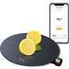 HOTO Bilancia da Cucina Intelligente, Bilancia da Cucina Digitale, Bilancia da Caffè, Bilancia da Cucina con Sensore ad Alta Precisione da 0,1g, Misure in 4 unità (g/ml/oz/lb:oz)