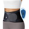 Fitomo Fascia Lombare Supporto Schiena con Cuscinetto 3D e 6 Stecche, Tessuto Ultra Fine da 0,5 mm, Senza Cuciture in un Unico Pezzo, Fascia Elastica Lombare Donna Uomo per Lavoro, Sciatica, Postura