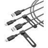 Anker Cavo USB-C bio-intrecciato, 1,8 m, USB-A a Tipo-C, ricarica sicura per Samsung Galaxy Note 10/9/8, S10+/S10/S9+/S9, LG V30, USB 2.0 nero