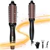 UKLISS Thermal Brush 3 in 1, Spazzola Termica per Capelli, 38mm Spazzola Riscaldata per Capelli, Spazzola Termica Rotonda, Spazzola Calda per Capelli 120-210 ℃, Spazzola Arricciacapelli Doppia Tensione