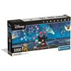 Topolino - Mickey Mouse Clementoni Disney Topolino e Minni - Puzzle 1000 pezzi panorama con poster incluso